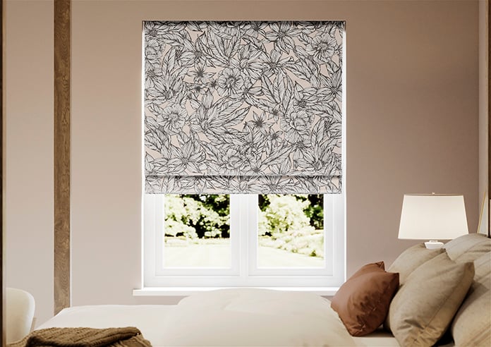 Ted Baker Velvet Vietnam, Linen Grey - Twist&Fit Roman Blind - Image 3